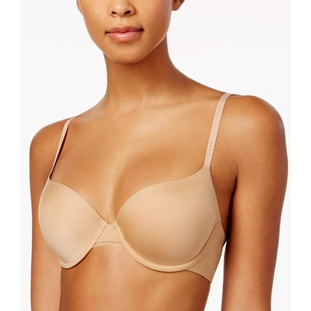 DKNY Bra Womens Size 36A Litewear Spacer READ Underwired T-Shirt Nude Tan DK4001